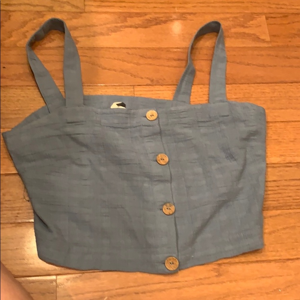 Roxy tank crop top